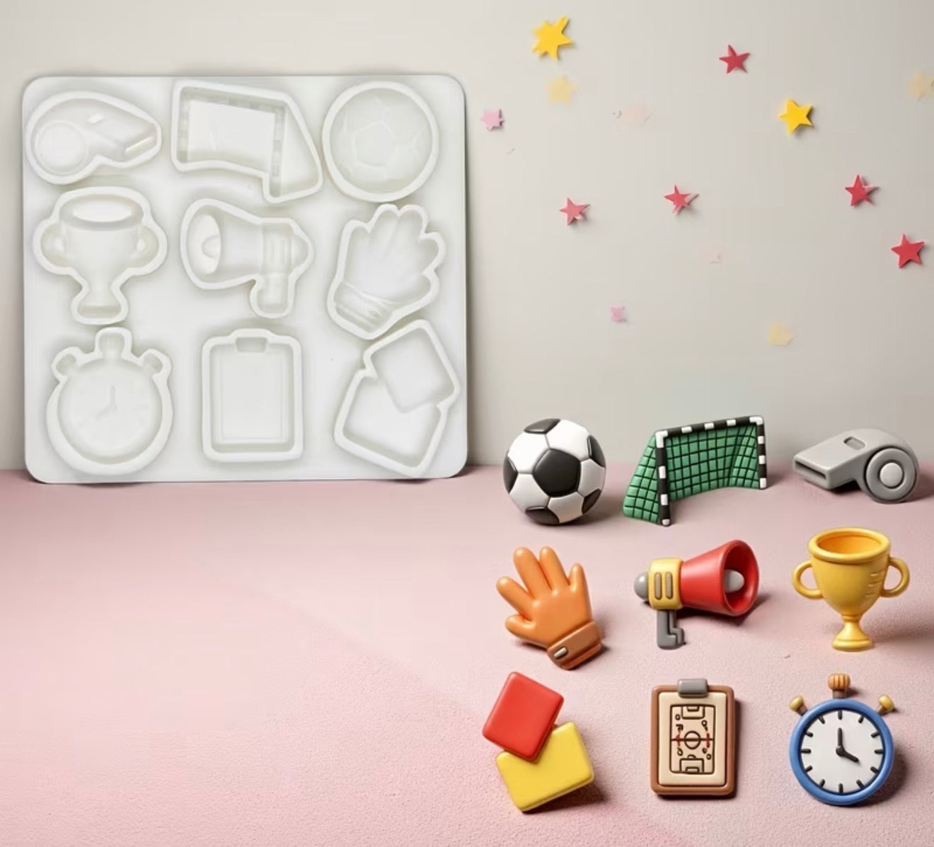 Molde de Silicón Fútbol, Balón, Deporte, Copa