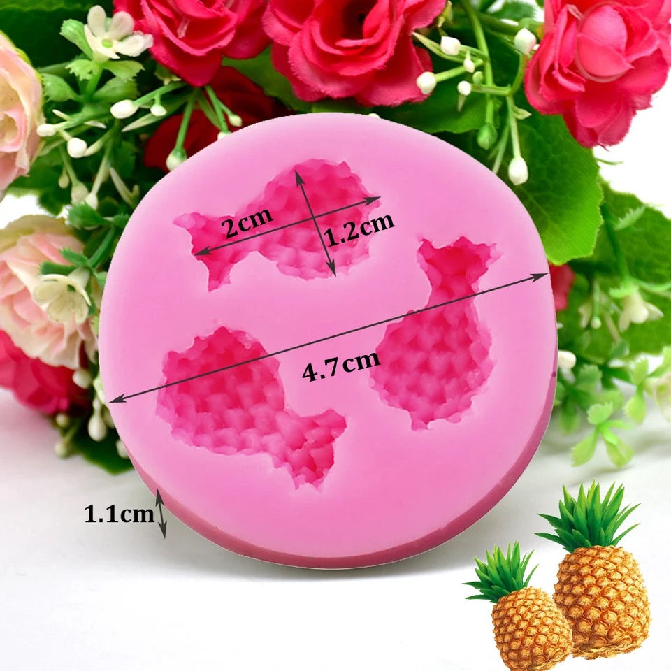 MOLDE DE SILICÓN PIÑAS