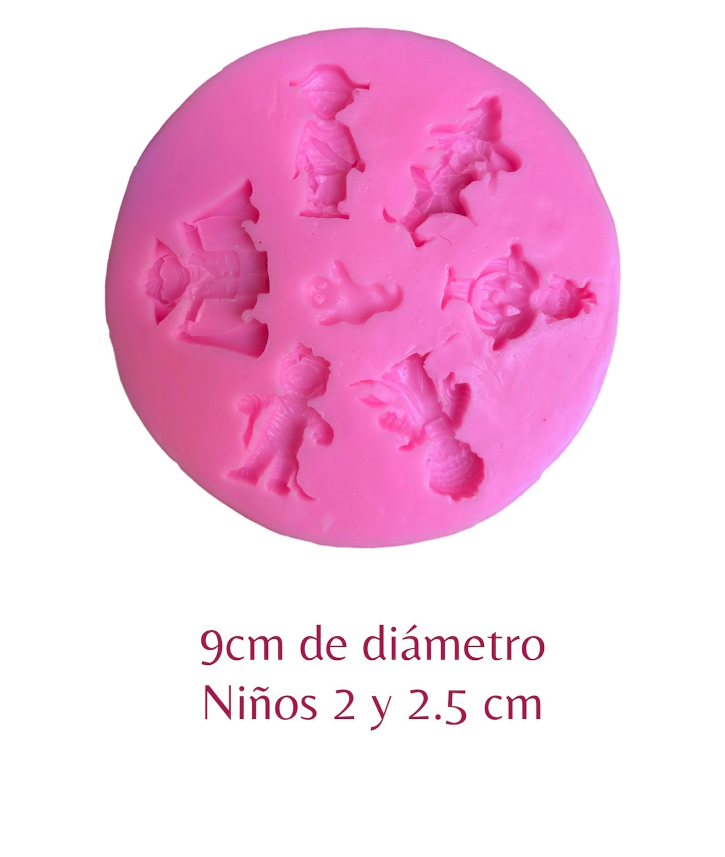MOLDE DE SILICÓN NIÑOS DISFRAZADOS