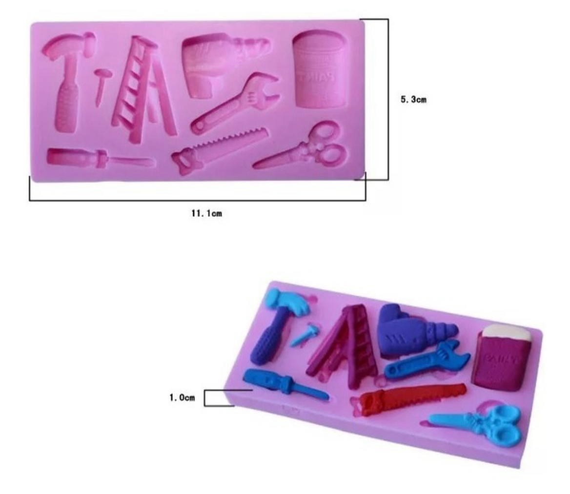 Paquete Día del padre bigotes, Corbatas y Herramientas