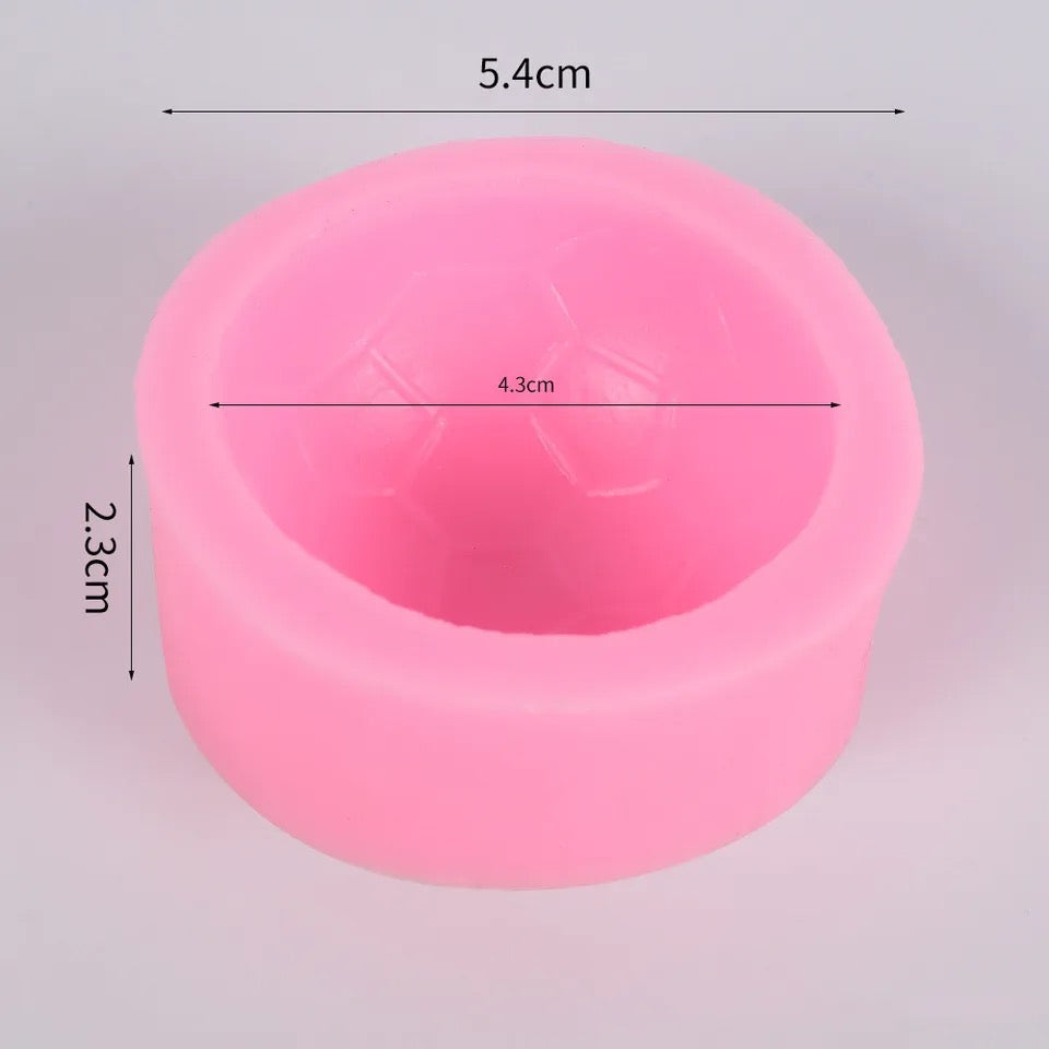 MOLDE DE SILICÓN BALÓN DE FÚTBOL