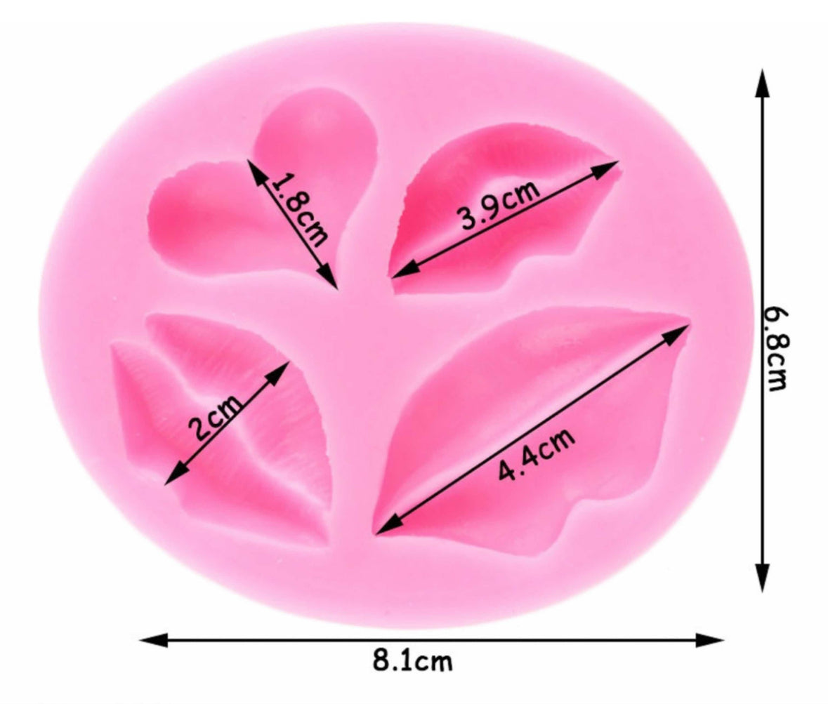 Molde de Silicón Labios y Corazón Amor