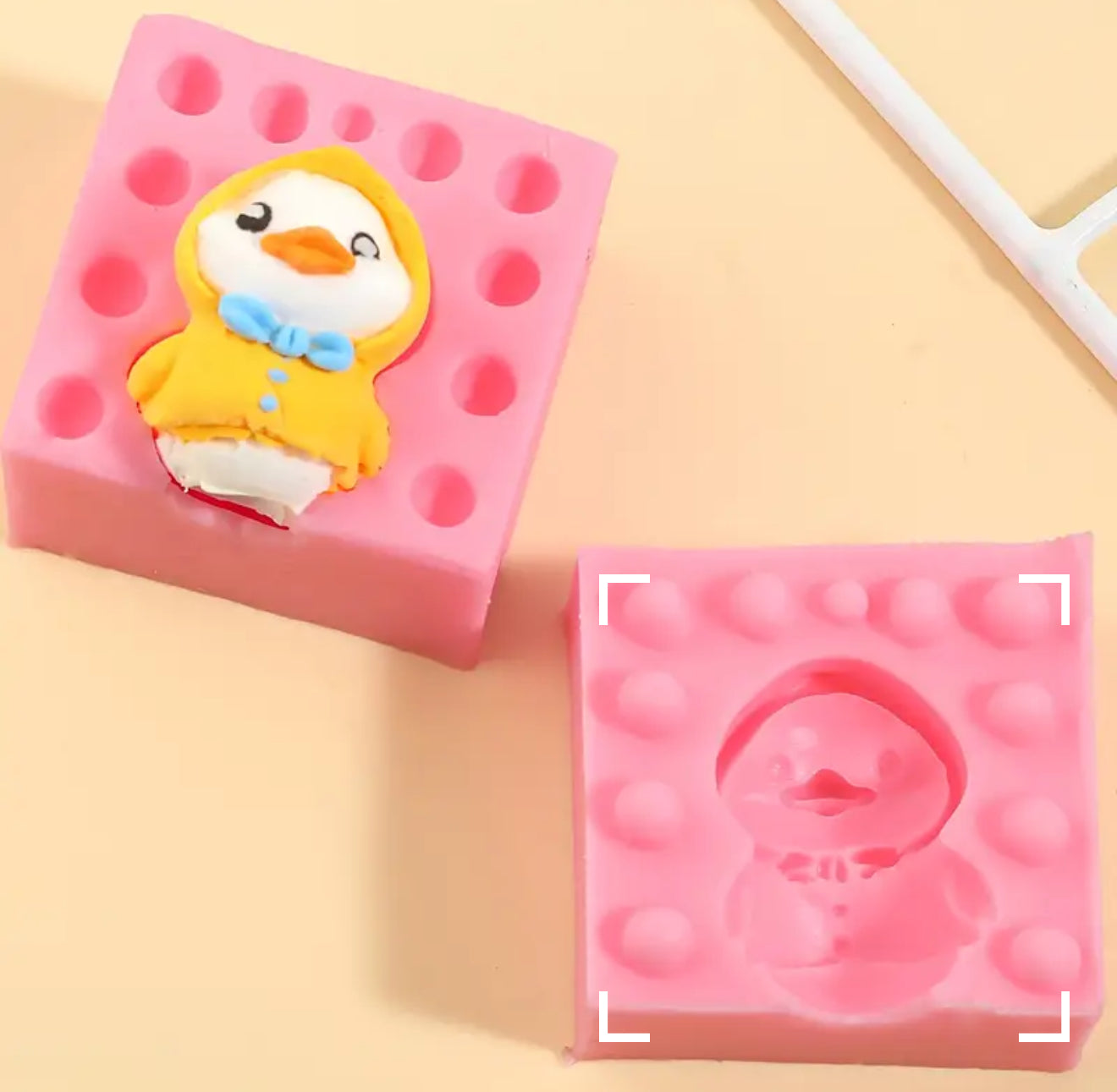 Molde de Silicón Patito 3d