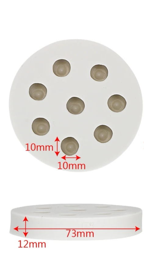 MOLDE DE SILICÓN BLUE BERRY, FRUTAS