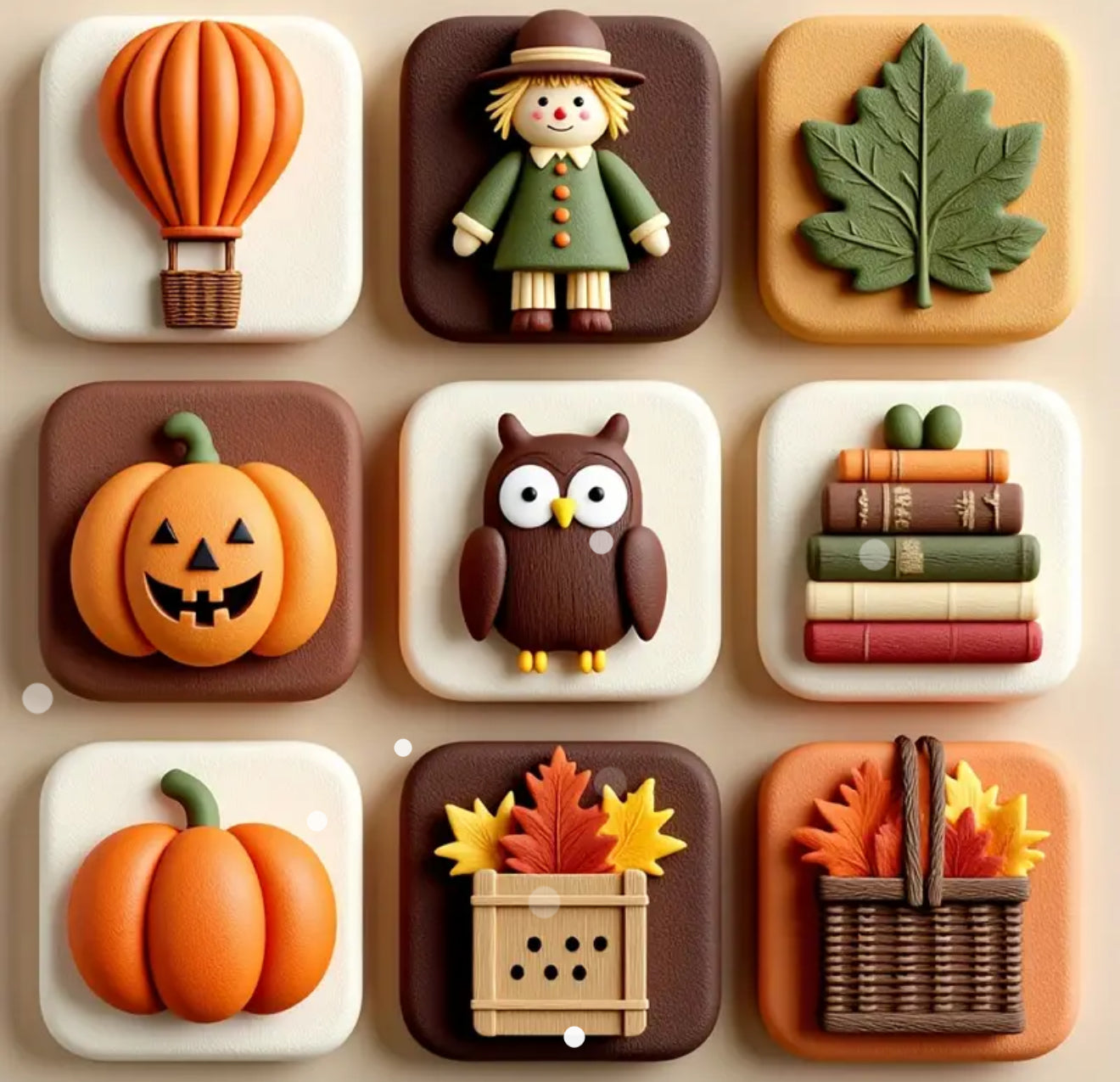 Molde de Silicón Halloween x 9