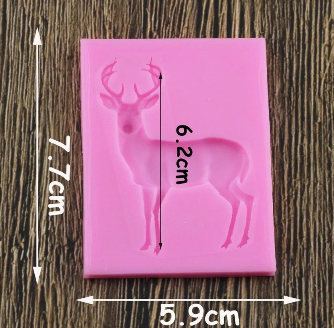 Molde de Silicón Reno Navidad