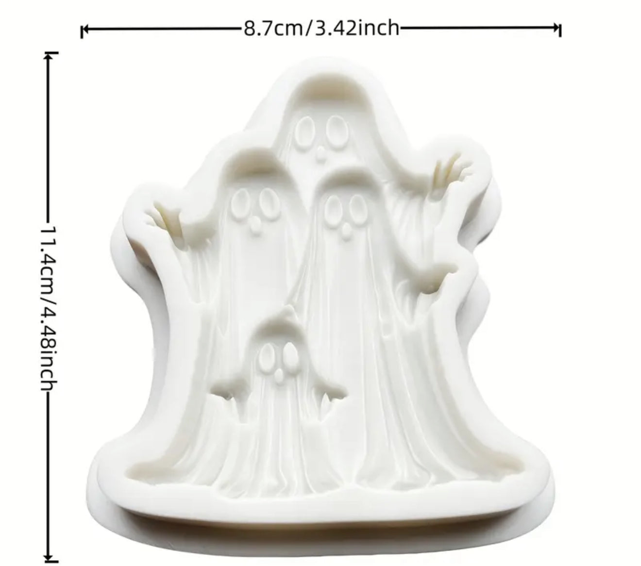 Molde de Silicón Fantasmas