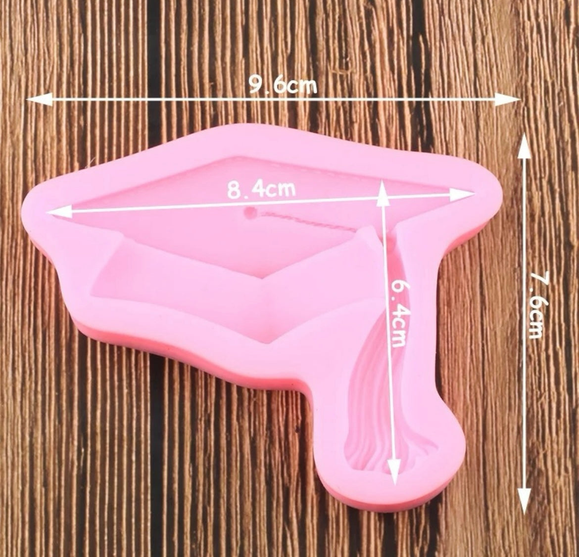 MOLDE DE SILICÓN BIRRETE GRANDE, GRADUACIÓN