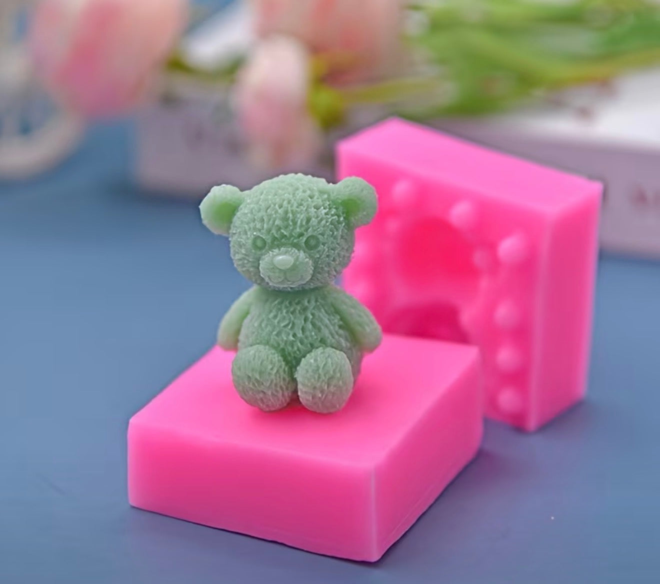 MOLDE DE SILICÓN OSO 3d