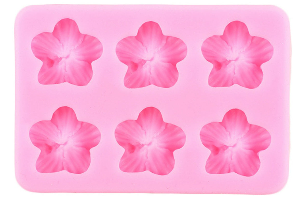 Molde de Silicón Flor de Ciruelo 2 PZAS