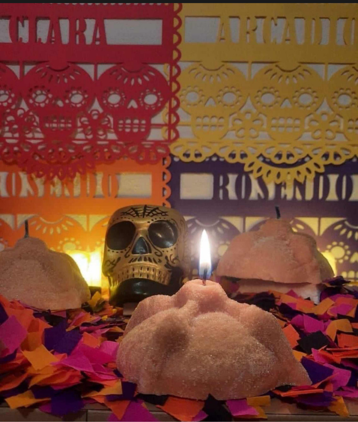 MOLDE DE SILICÓN PAN DE MUERTO GIGANTE