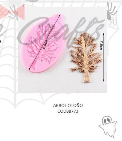 Molde de silicon arbol seco