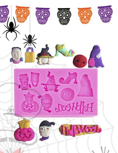 Molde de silicon hallowen