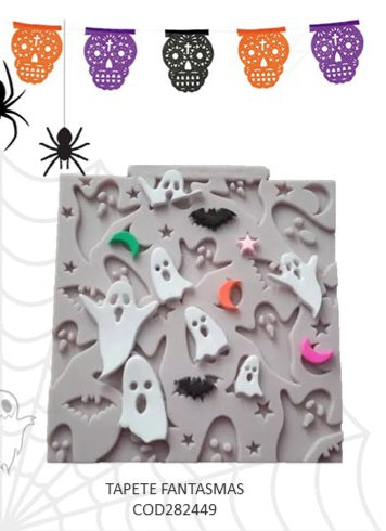 Molde de silicon tapete fantasmas