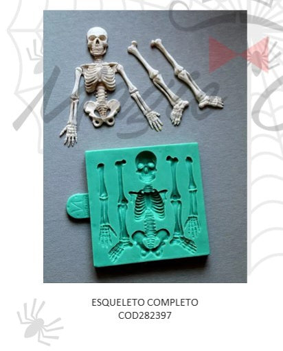 Molde de silicon esqueleto gde
