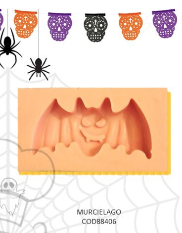 Molde de silicon murcielago