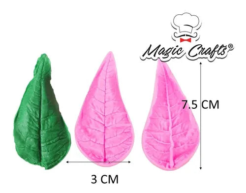 MOLDE DE SILICON HOJA LARGA