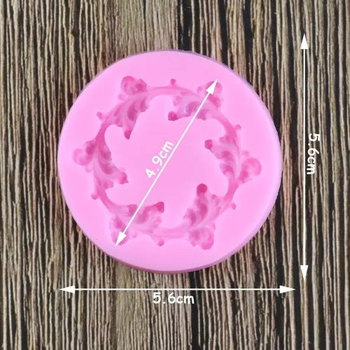 MOLDE DE SILICON MARCO REDONDO VINTAGE