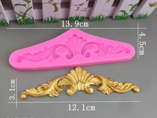 MOLDE DE SILICON APLICACION VINTAGE LARGA