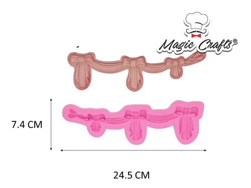 MOLDE DE SILICON APLICACION MOÑOS COLGANTES