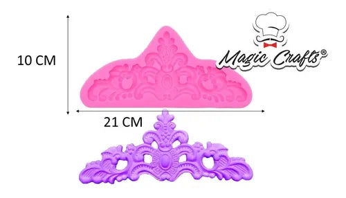 MOLDE DE SILICON CORONA GDE