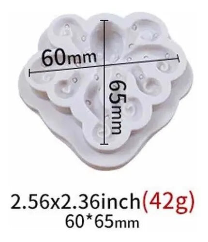 MOLDE DE SILICON PULPO MAR
