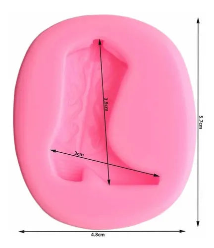 MOLDE DE SILICON BOTA