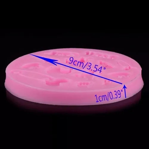 MOLDE DE SILICON BABY SHOWER GIRL