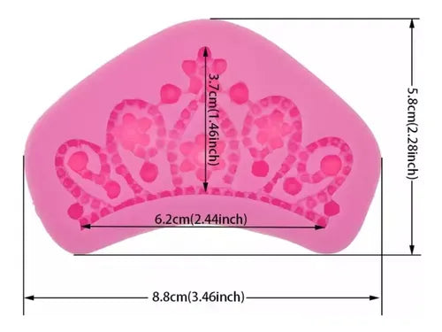 MOLDE DE SILICON CORONA MEDIANA