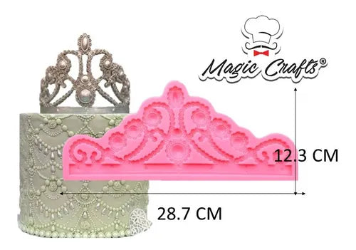 MOLDE DE SILICON CORONA LARGA