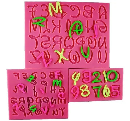 MOLDE DE SILICON PAQUETE ABC DISNEY