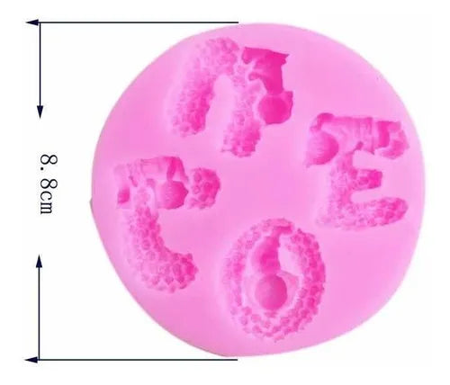 MOLDE DE SILICON LOVE