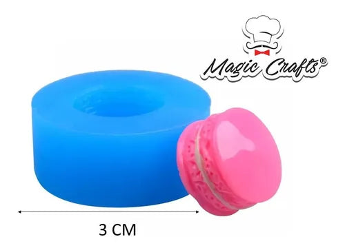 MOLDE DE SILICON MACARROM MINI