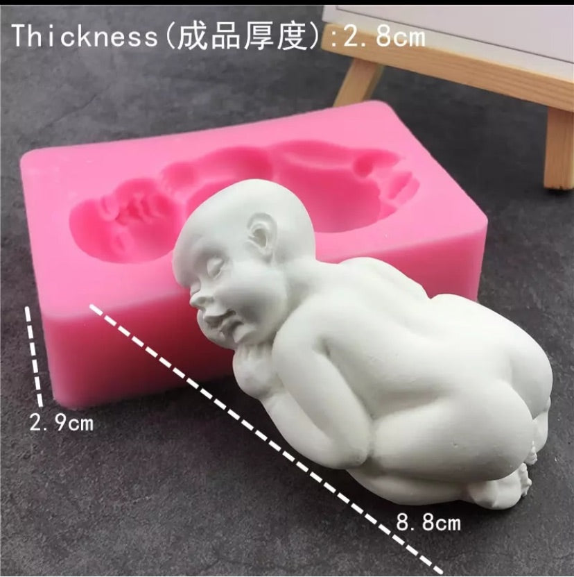 MOLDE DE SILICÓN BEBÉ GRANDE