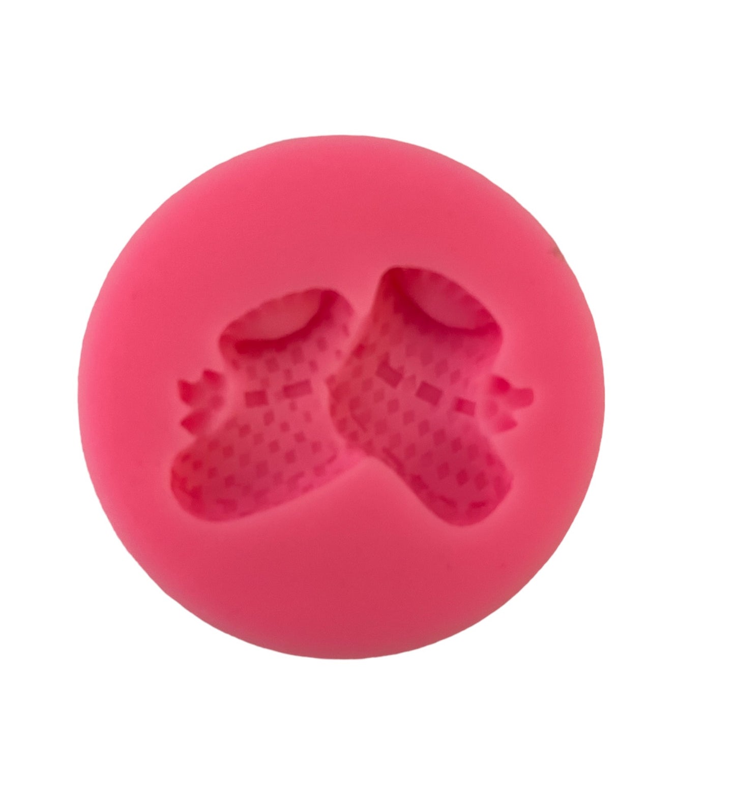 MOLDE DE SILICÓN ZAPATITOS DE BEBÉ