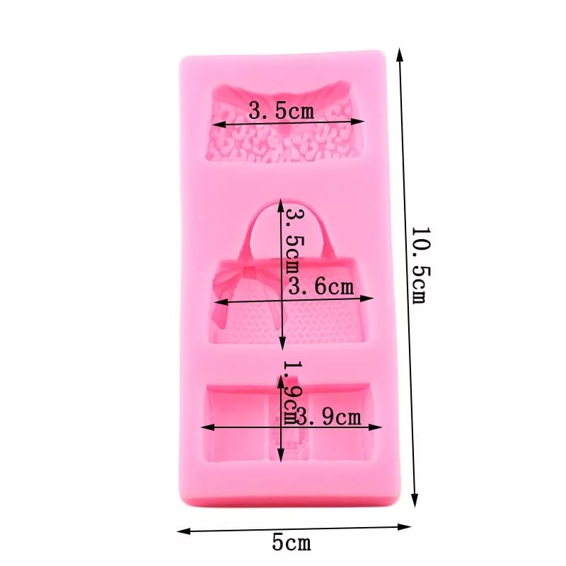 MOLDE DE SILICÓN BOLSAS X 3