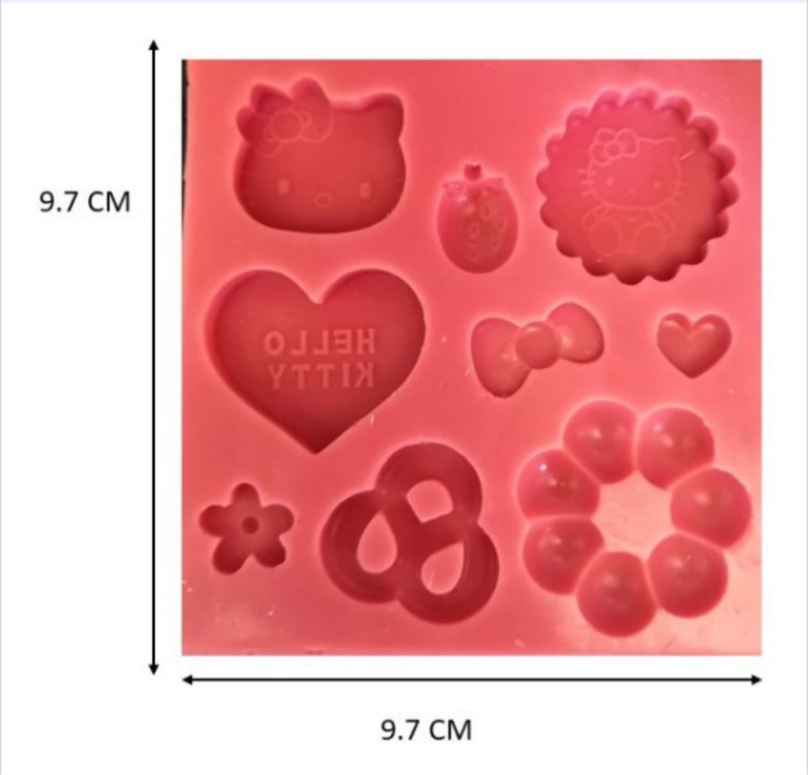MOLDE DE SILICÓN GALLETAS DE KITTY