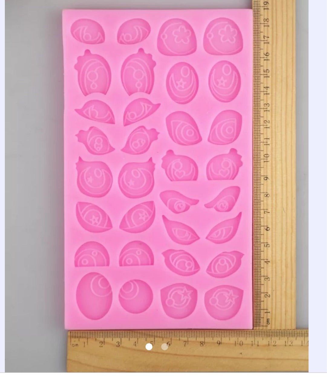 MOLDE DE SILICÓN OJOS GDES