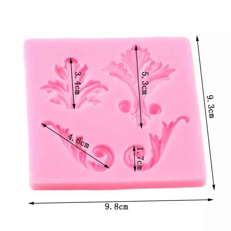 Molde de Silicón Aplicación Vintage