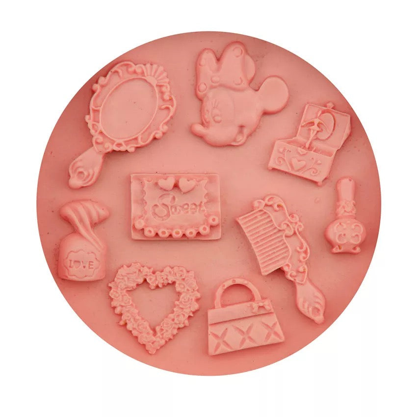 MOLDE DE SILICÓN FASHION, MINNIE