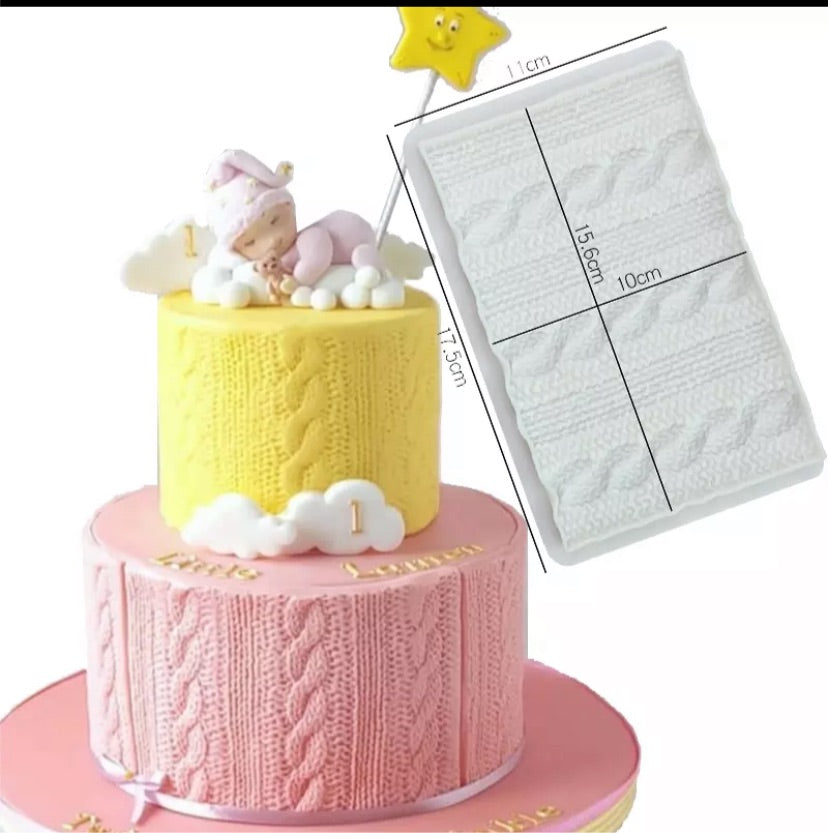 MOLDE DE SILICÓN TEJIDO SUÉTER