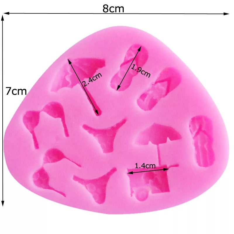MOLDE DE SILICÓN PLAYA