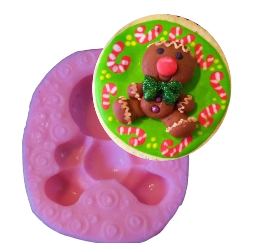 MOLDE DE SILICÓN MULTIFUNCIONAL GALLETA DE JENGIBRE