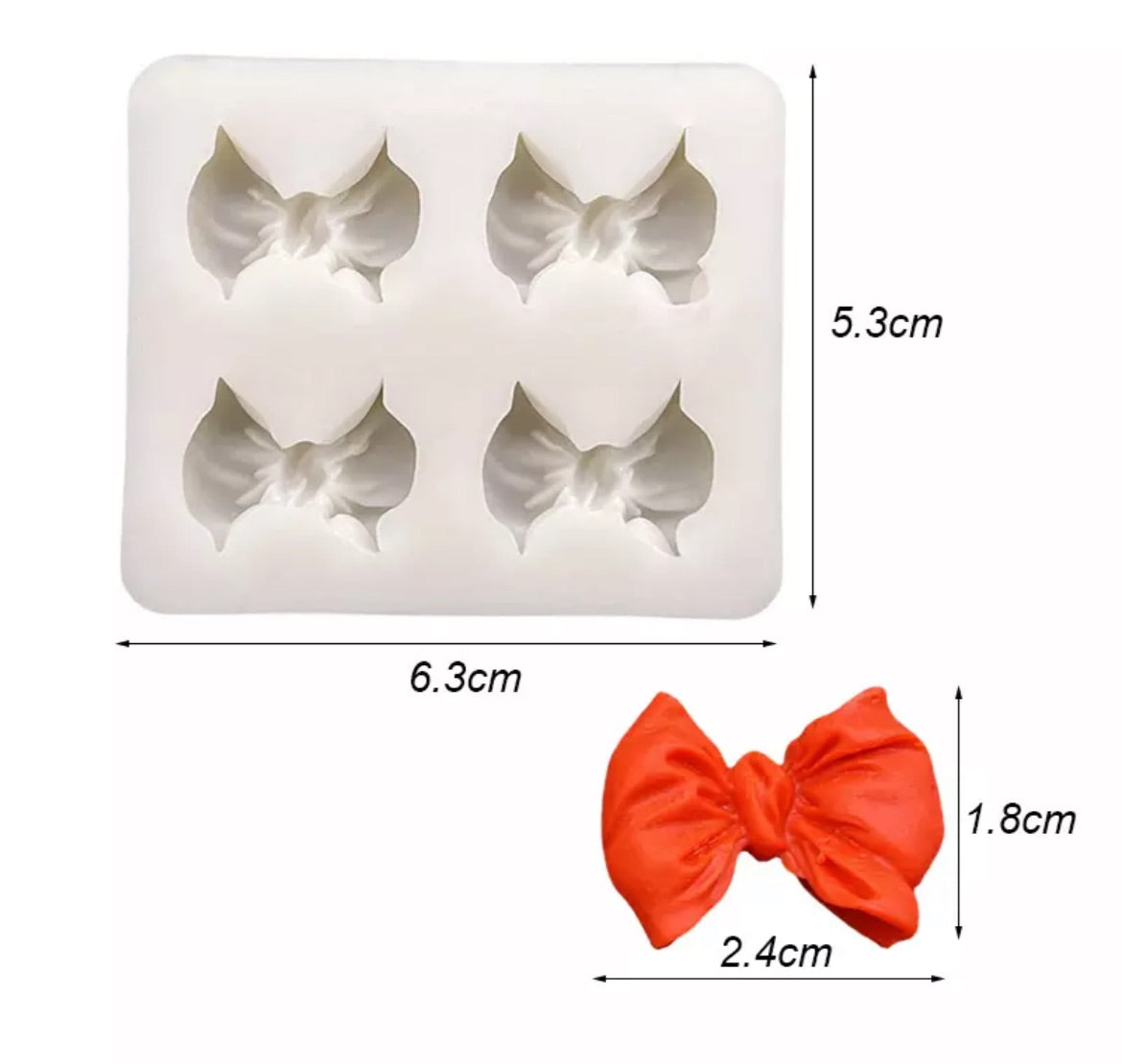 MOLDE DE SILICÓN MOÑOS CH