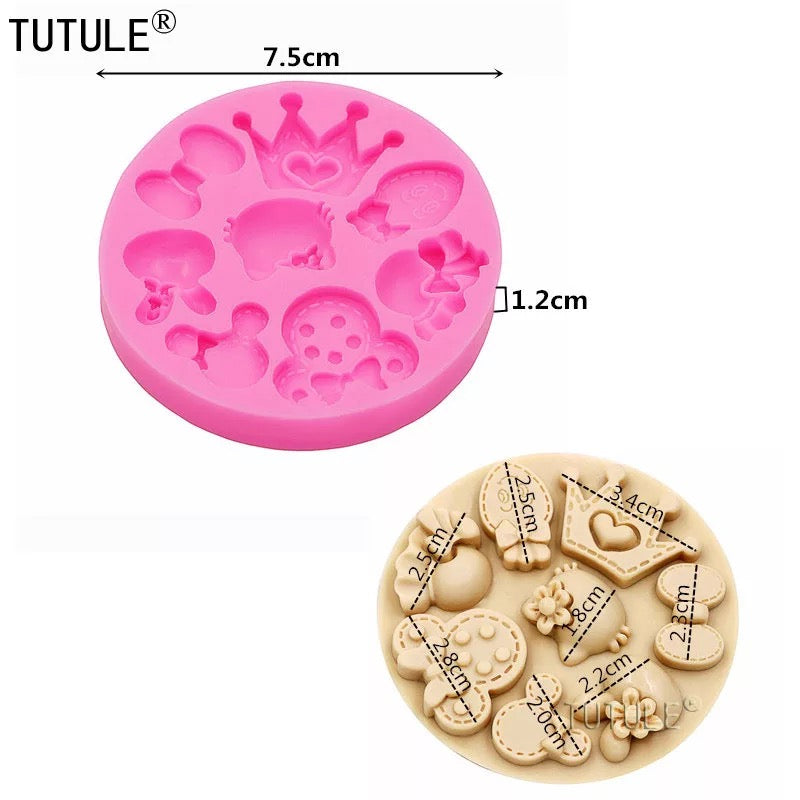 Molde de Silicón Minnie, Kitty