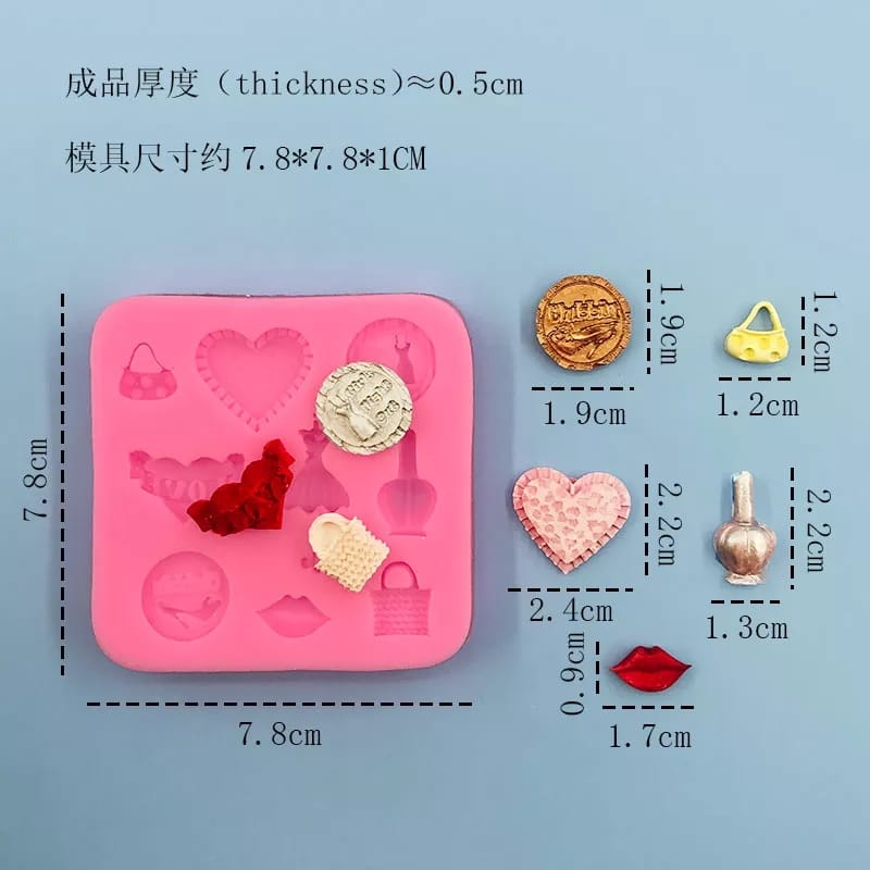 MOLDE DE SILICÓN FASHION