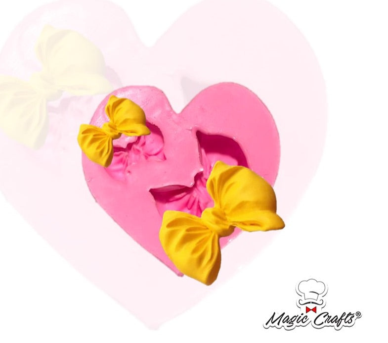 MOLDE DE SILICÓN MOÑO LILY MEDIANO Y CHICO