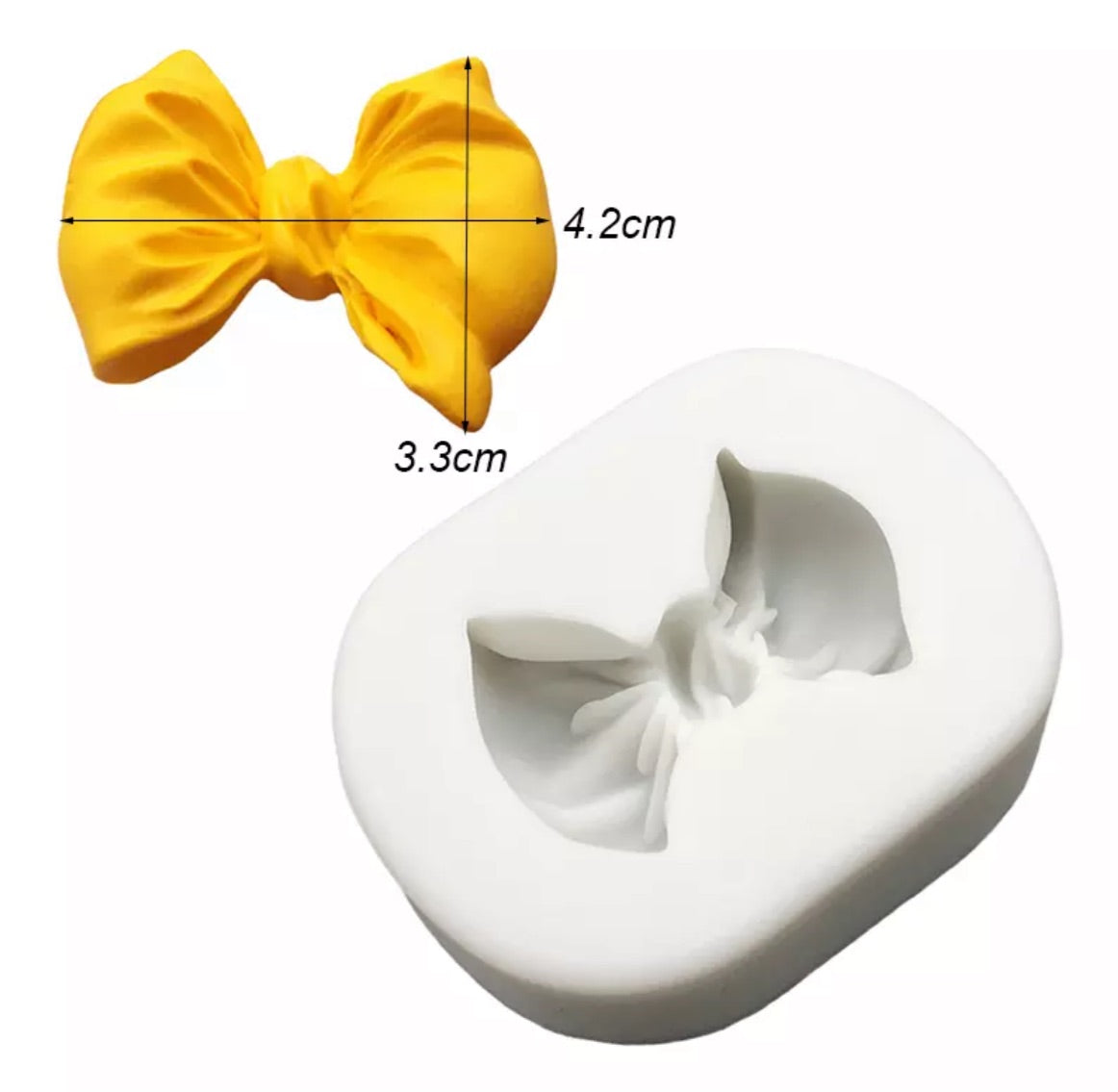 MOLDE DE SILICÓN MOÑO