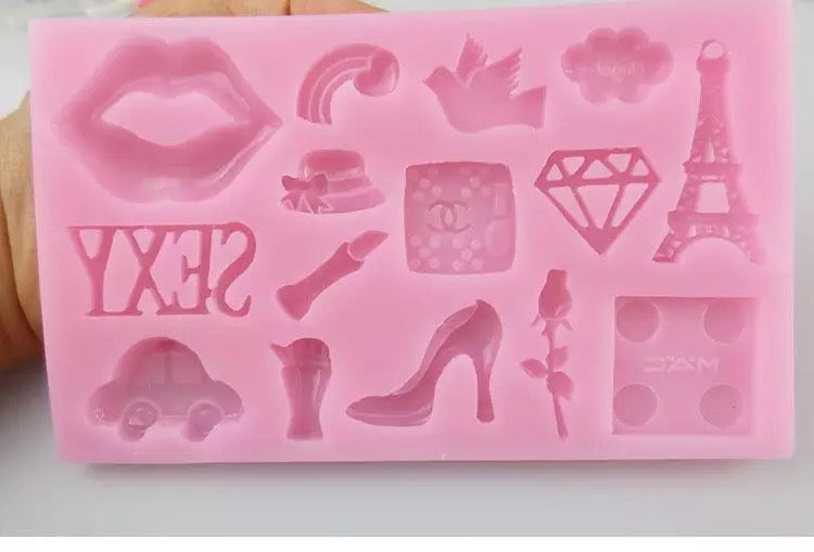 MOLDE DE SILICÓN FASHION, SEXY