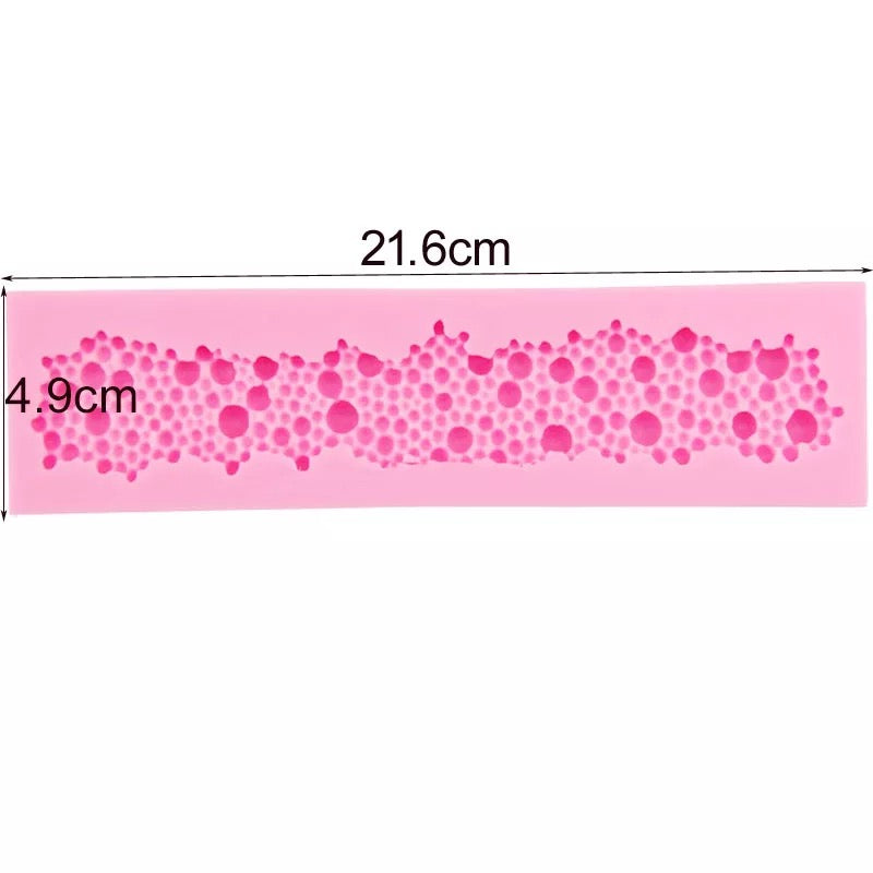 MOLDE DE SILICÓN PERLAS, BURBUJAS
